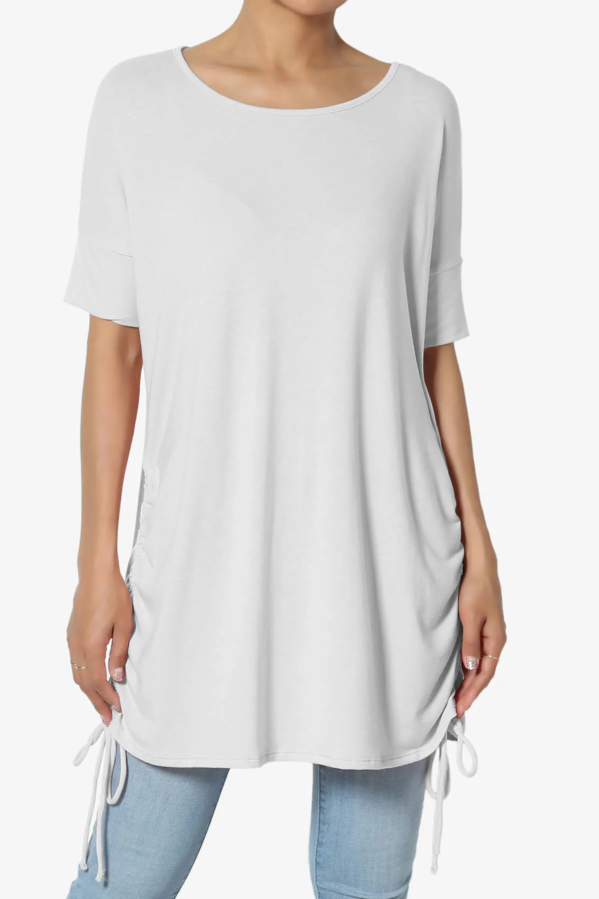 Selenna Jersey Ruched Top PLUS