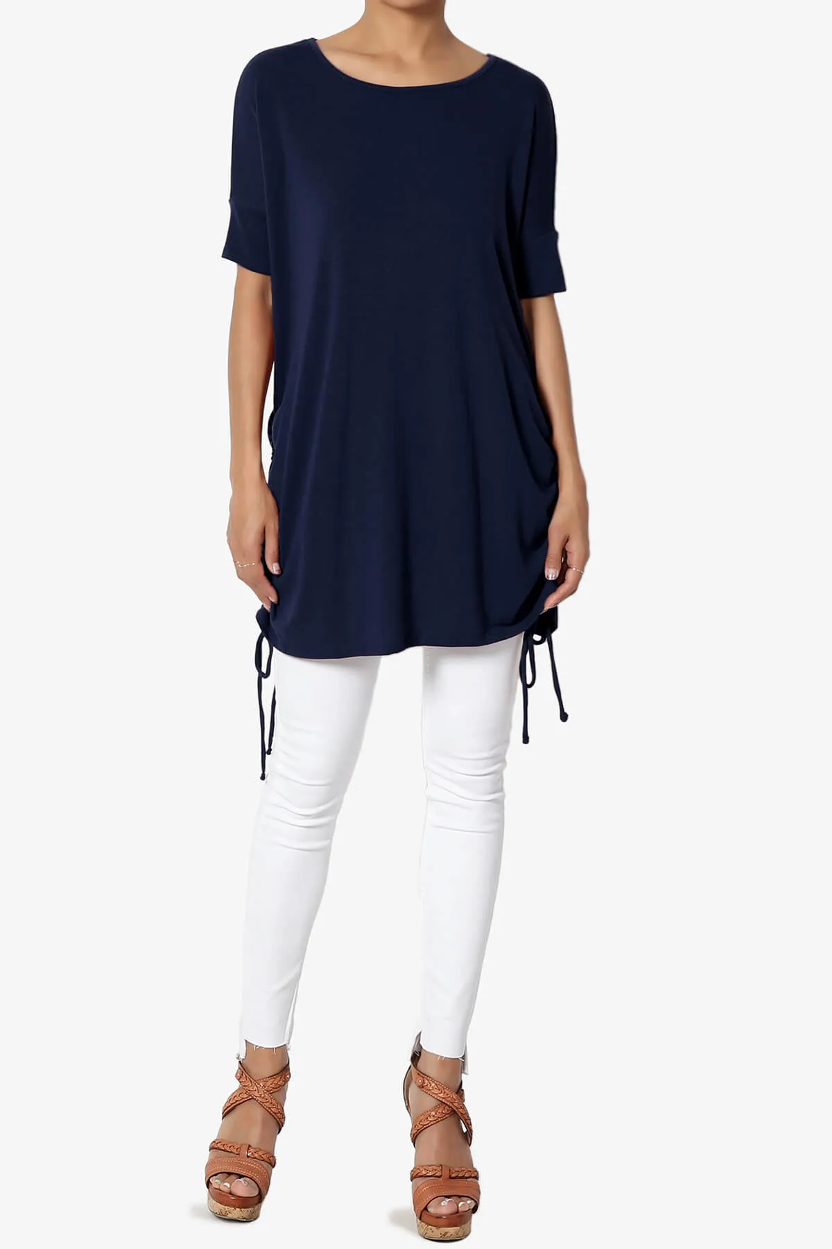 Selenna Jersey Ruched Top PLUS