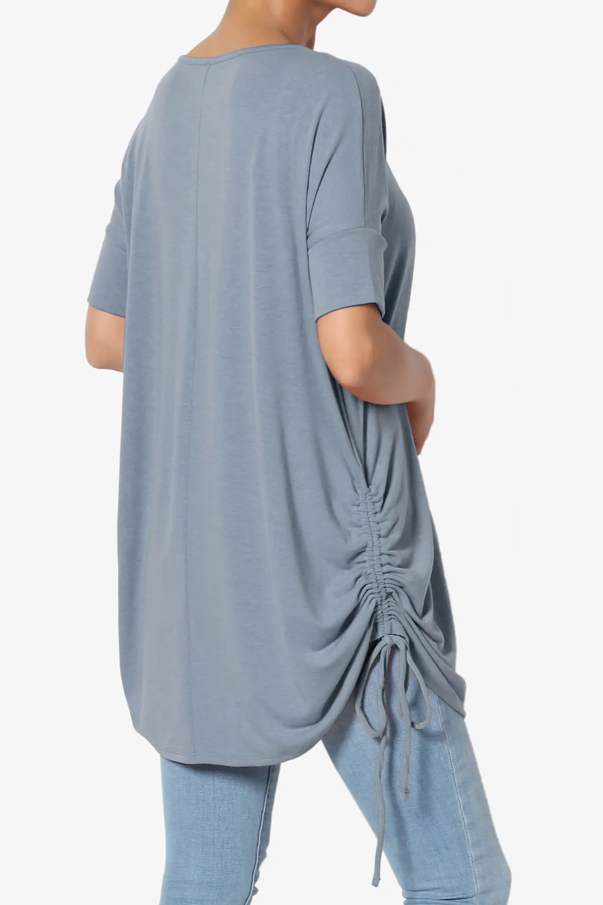 Selenna Jersey Ruched Top PLUS