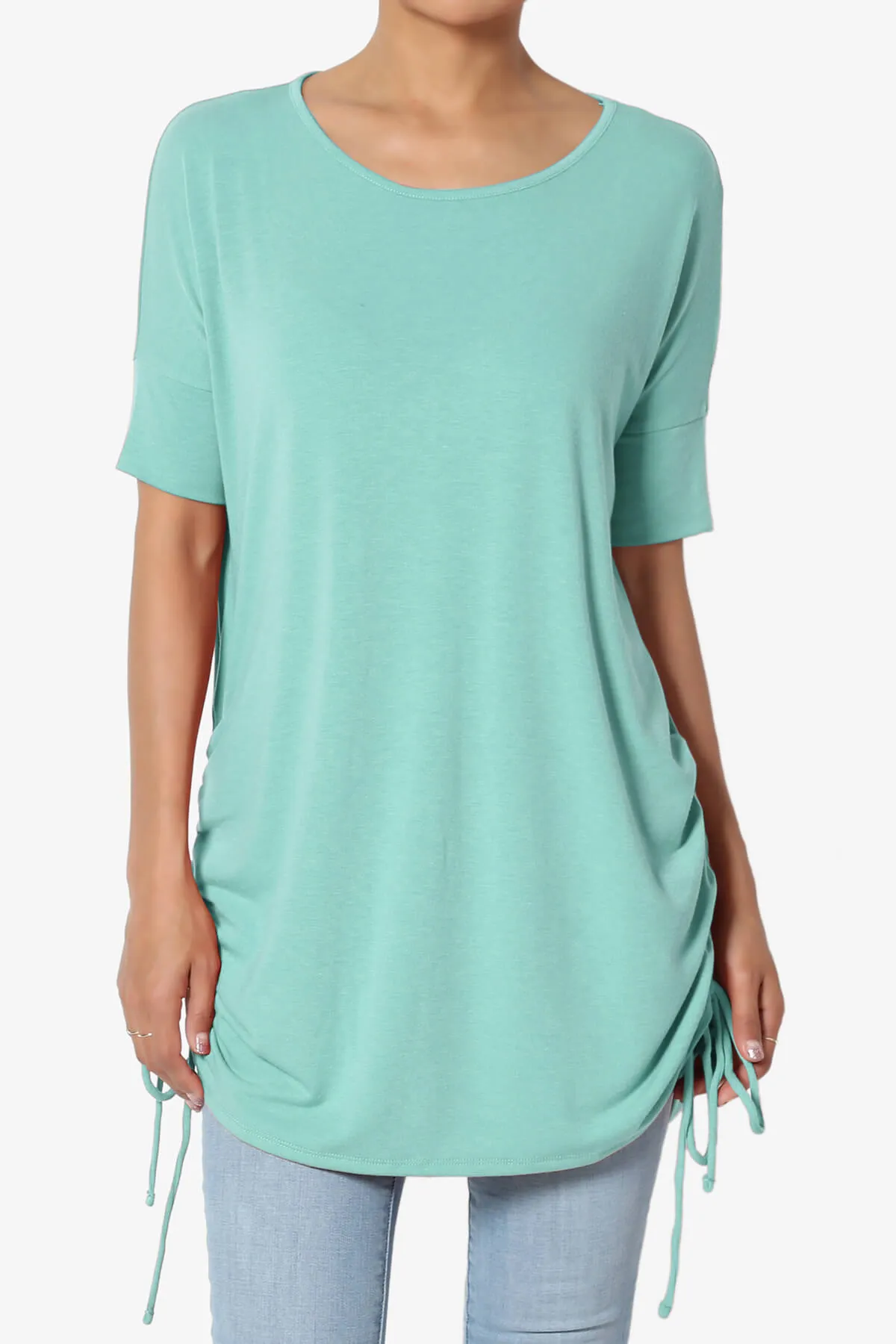 Selenna Jersey Ruched Top PLUS
