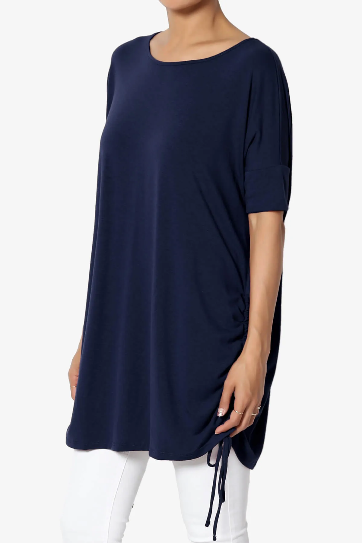 Selenna Jersey Ruched Top PLUS