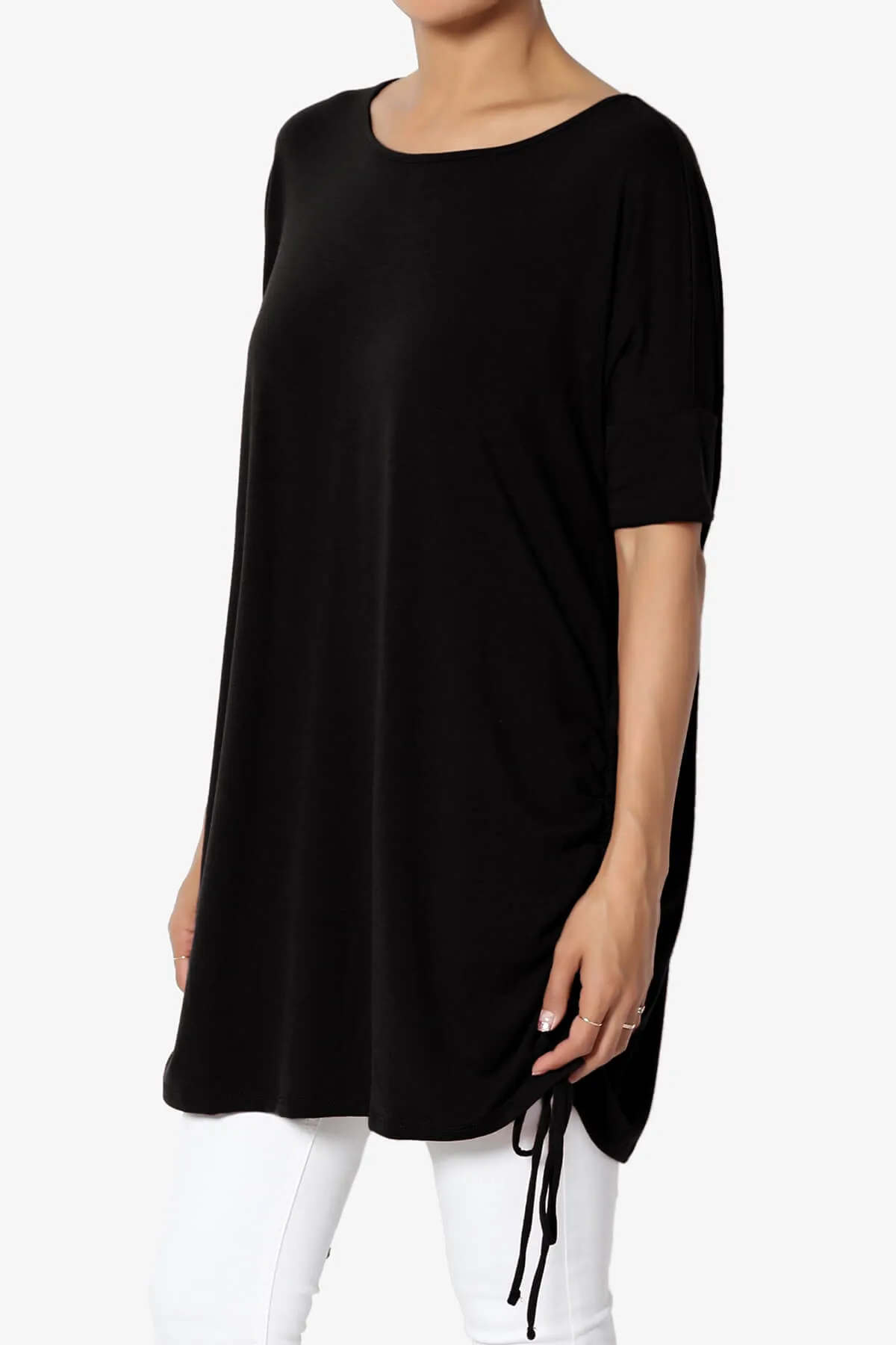 Selenna Jersey Ruched Top PLUS