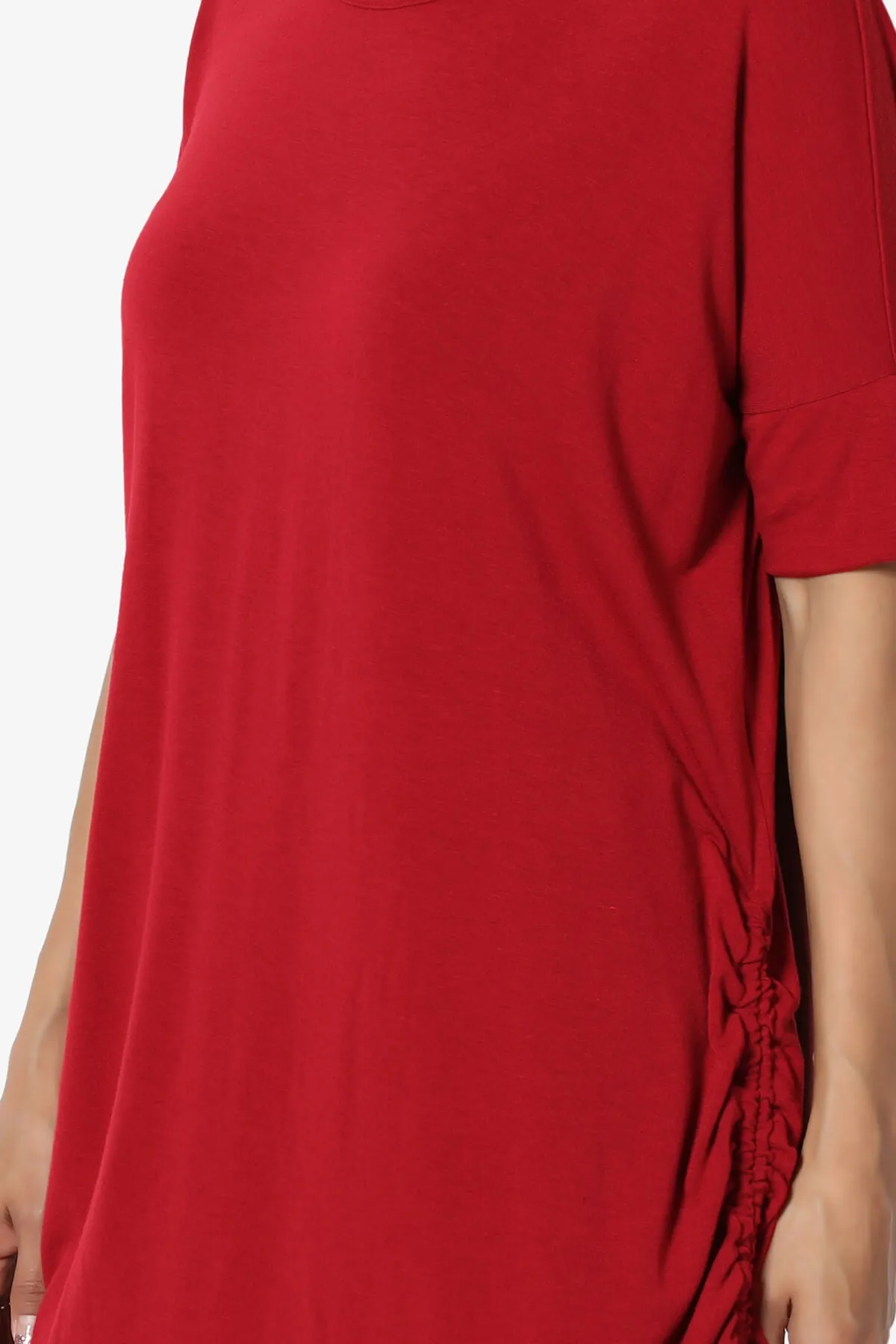 Selenna Jersey Ruched Top PLUS