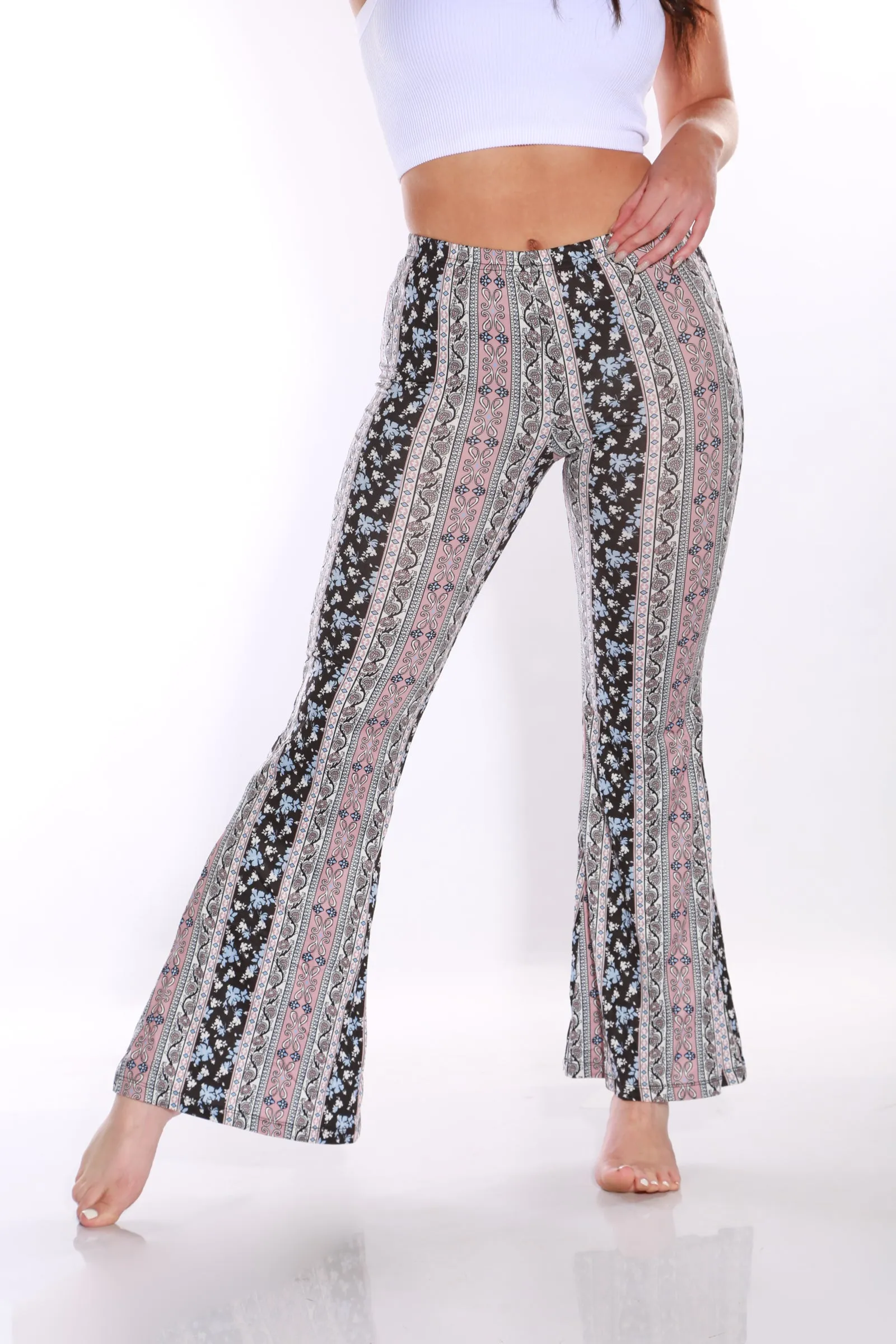 Shapewear TNG Hippie flare Leggings -pink