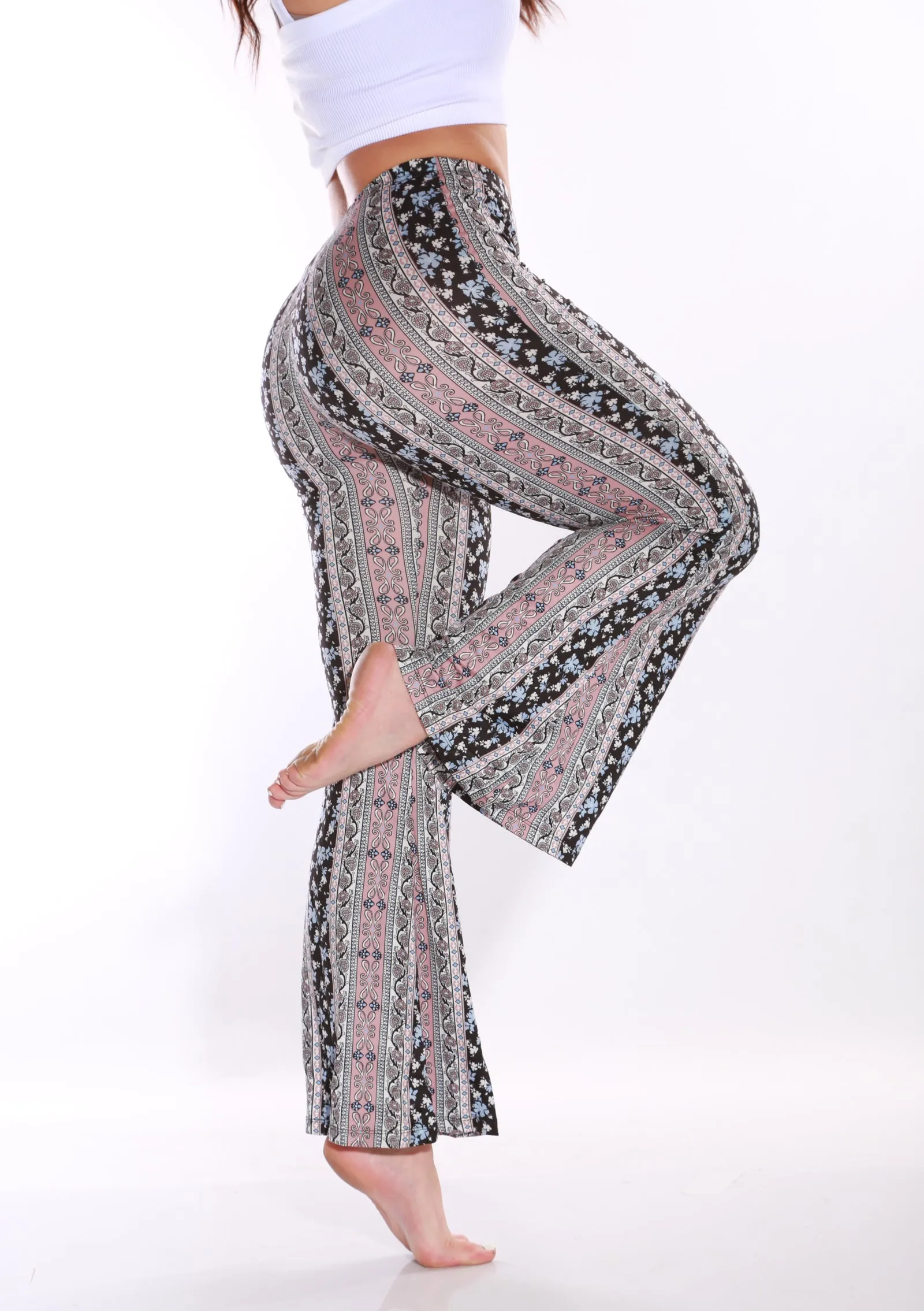 Shapewear TNG Hippie flare Leggings -pink