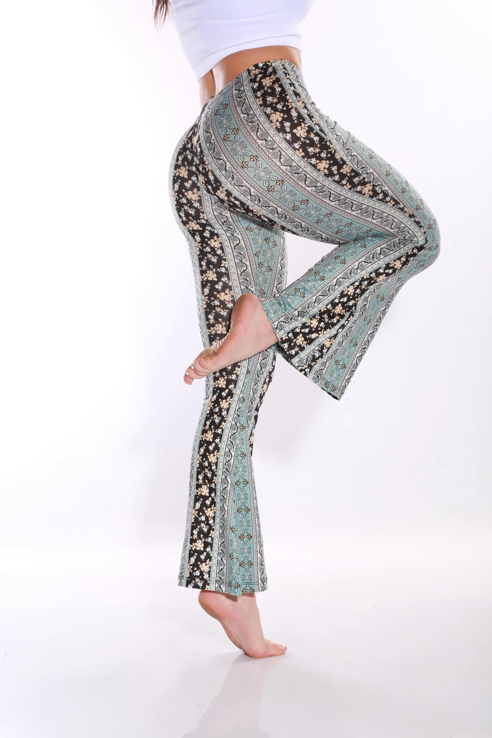 Shapewear TNG Hippie flare Leggings -powder Blue