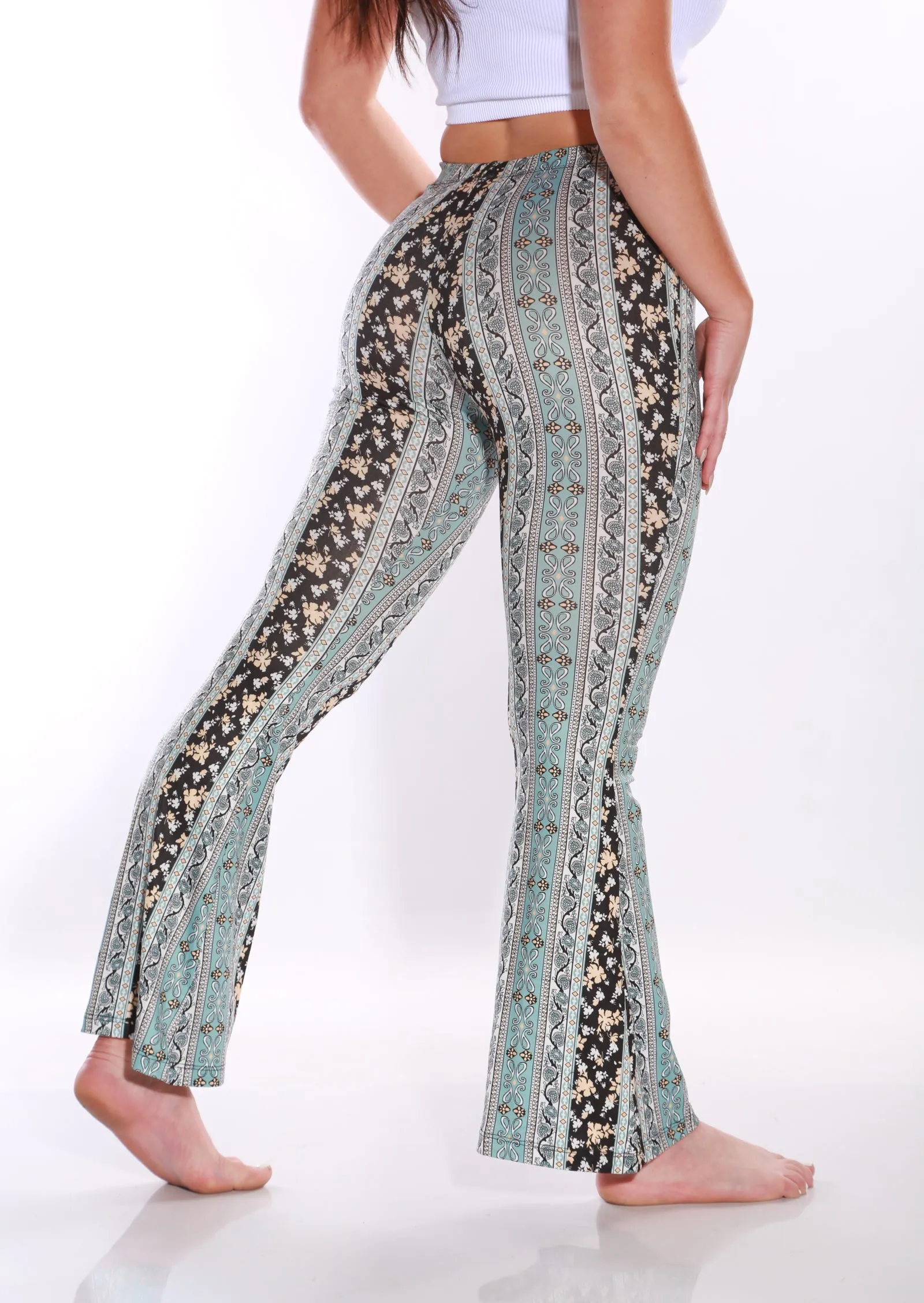 Shapewear TNG Hippie flare Leggings -powder Blue