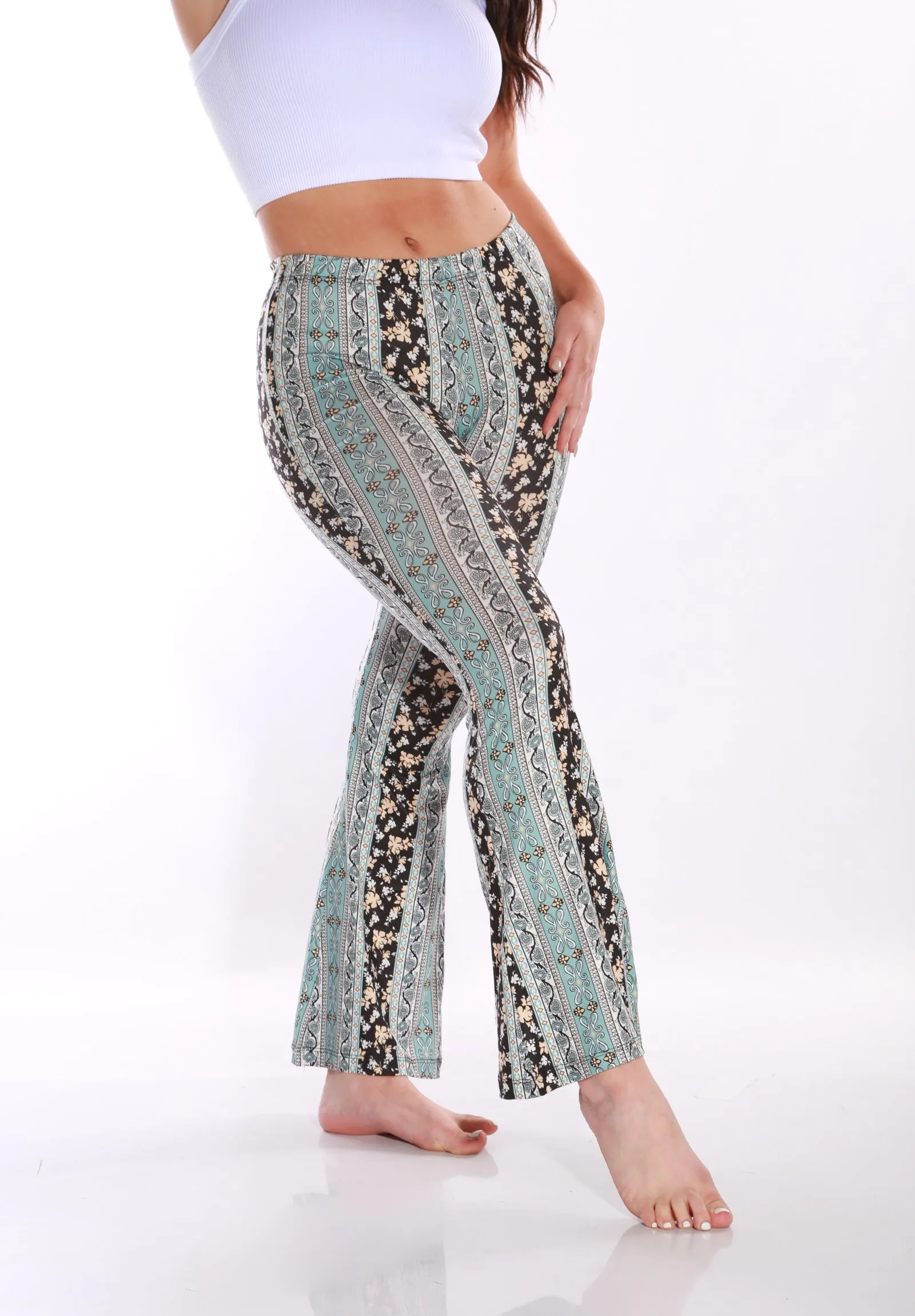 Shapewear TNG Hippie flare Leggings -powder Blue