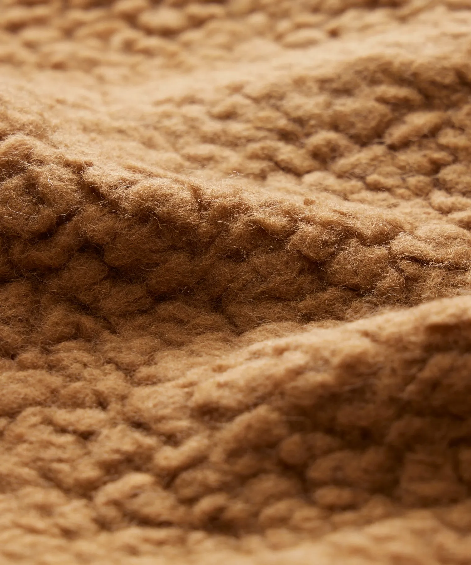 Sherpa Chore Coat in Leather Brown