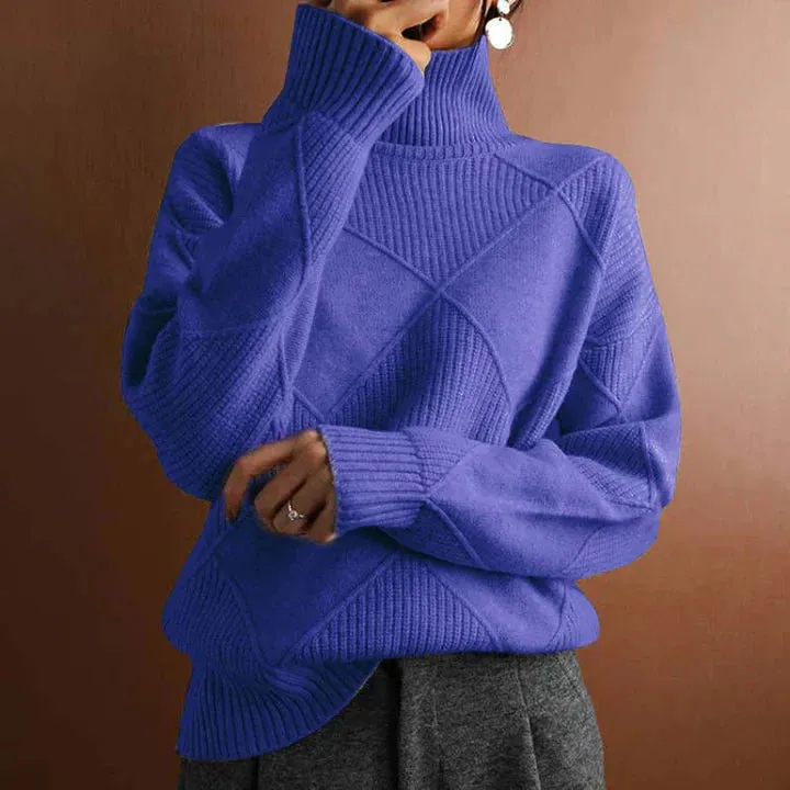Simple knitted casual sweater