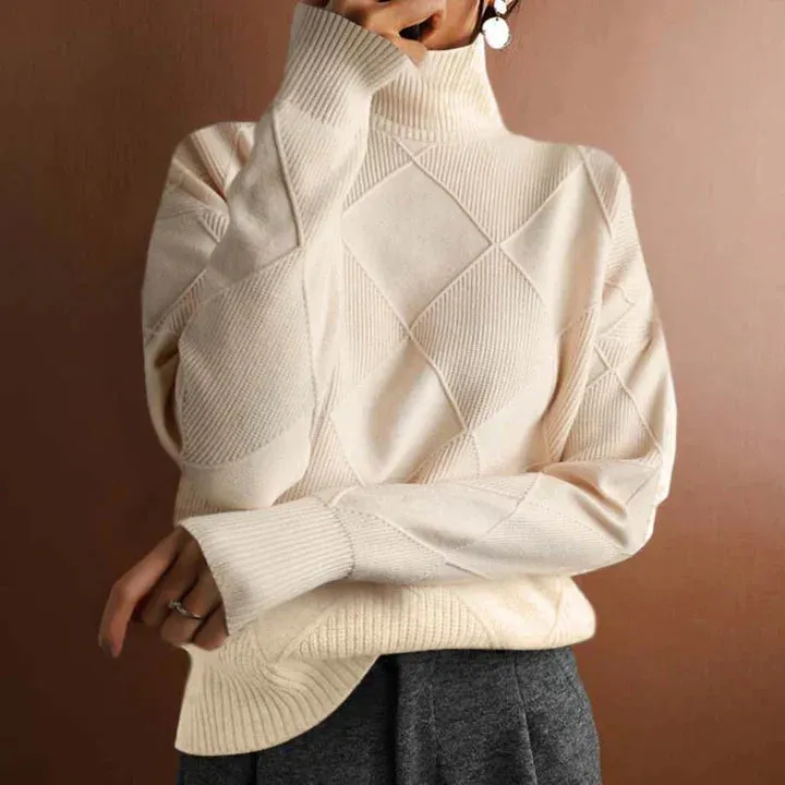 Simple knitted casual sweater
