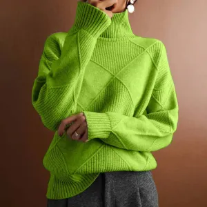 Simple knitted casual sweater