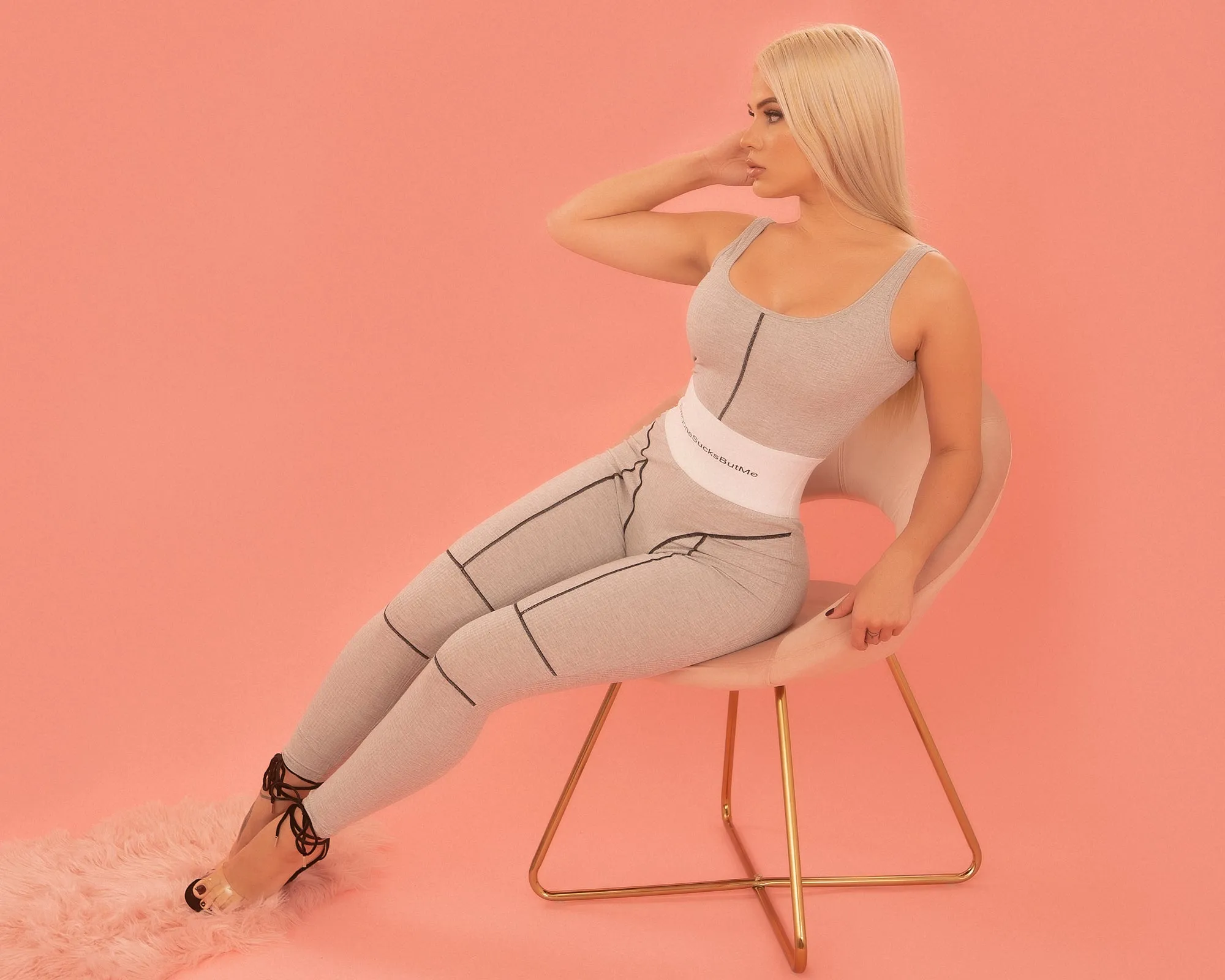 Skim Jumpsuit Grey