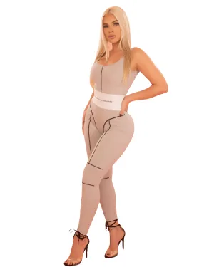 Skim Jumpsuit Grey