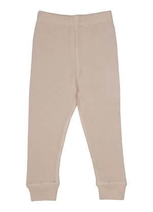 Slugs & Snails Waffle Leggings - Ballerina