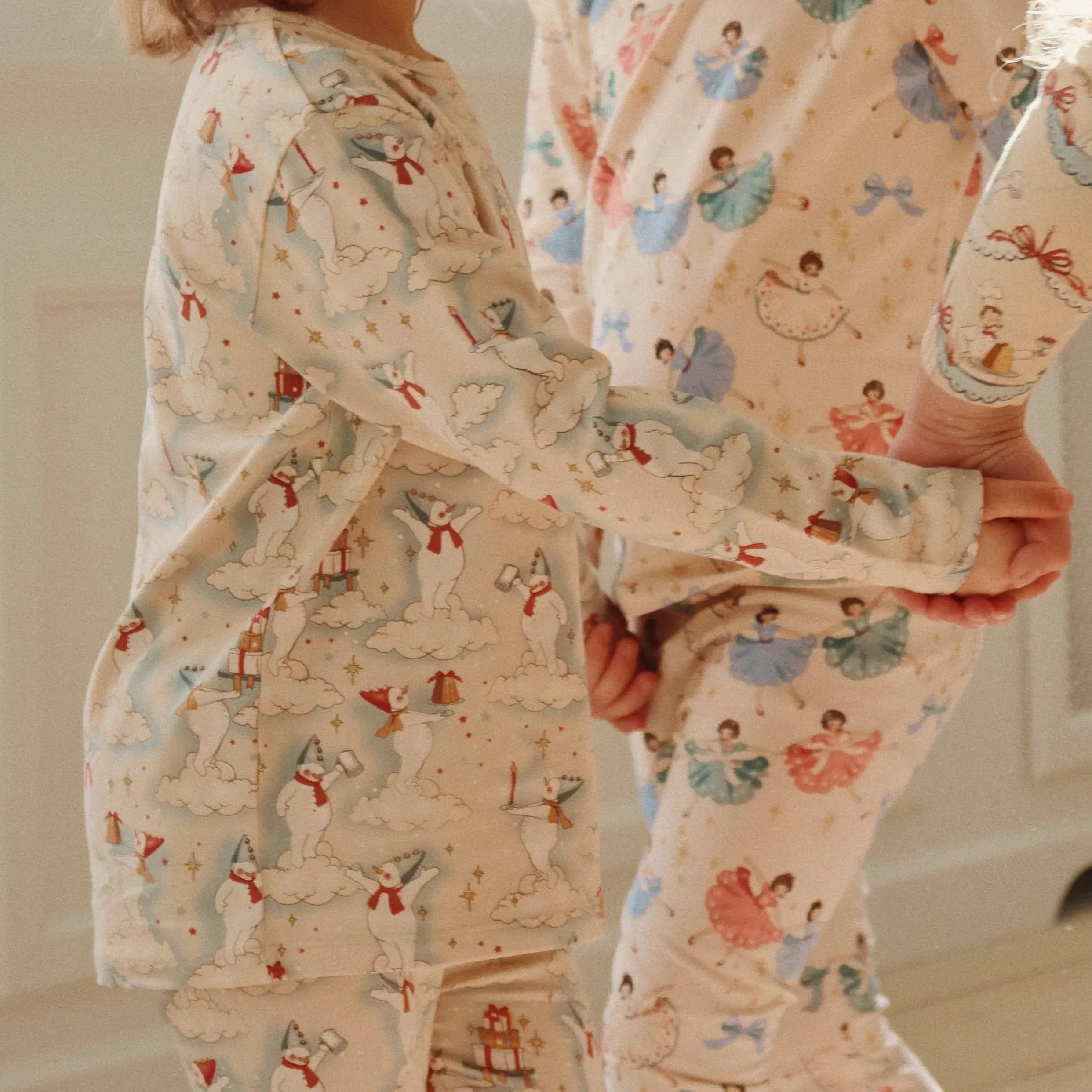 Snow Cotton Top and Leggings Pyjama Set