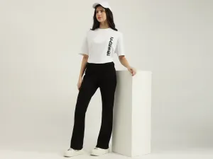 Solid Bootcut Fit Leggings