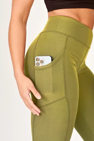 Solid Palm Green with Pockets
