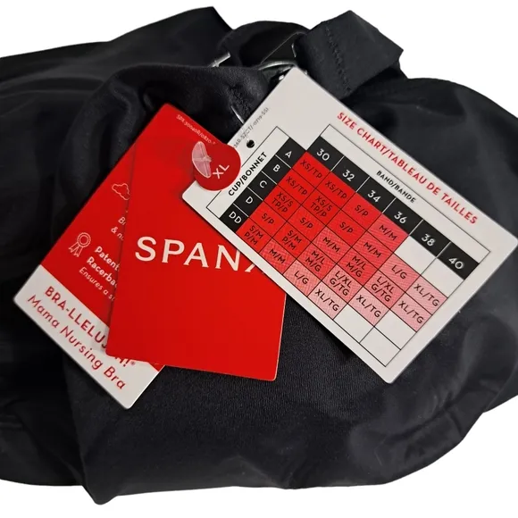 SPANX‎ Women's Bra-llelujah Nursing Bra 30040R Very Black Size XL