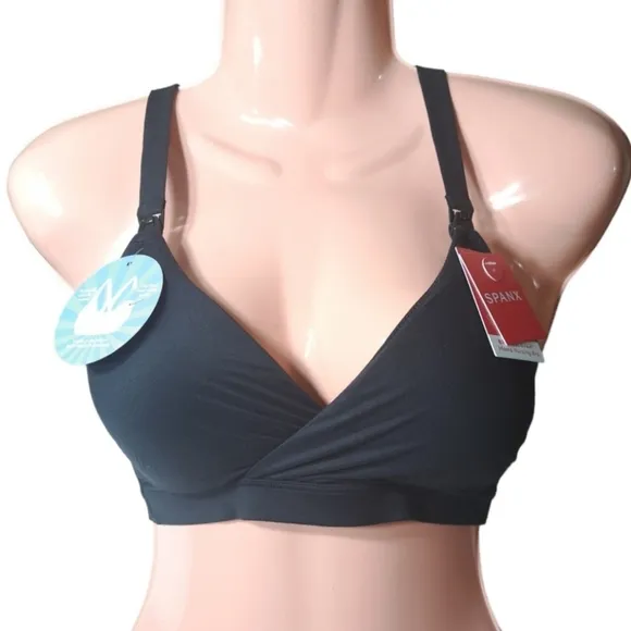 SPANX‎ Women's Bra-llelujah Nursing Bra 30040R Very Black Size XL