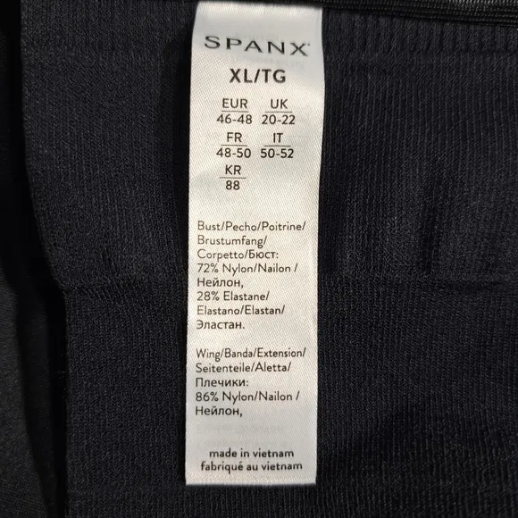 SPANX‎ Women's Bra-llelujah Nursing Bra 30040R Very Black Size XL