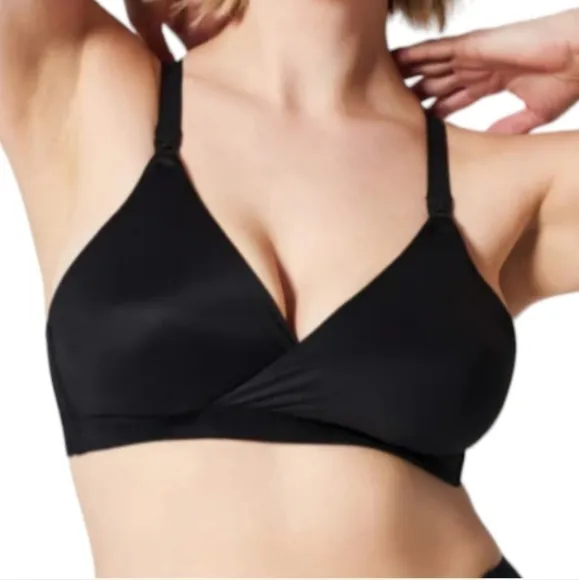 SPANX‎ Women's Bra-llelujah Nursing Bra 30040R Very Black Size XL