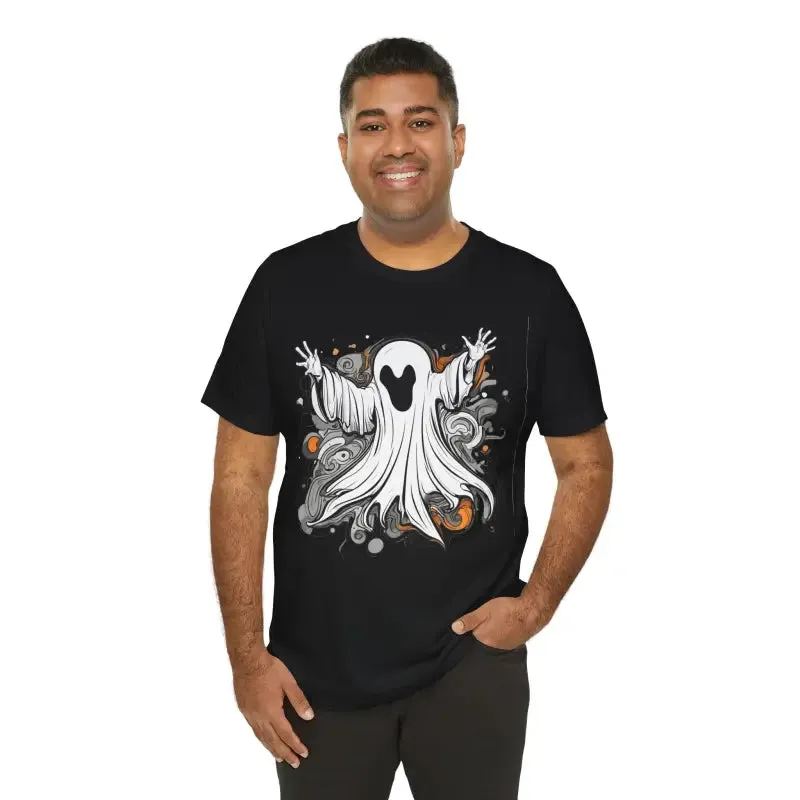 Spooky Chic Short Sleeve Tee for Trendsetting Spirits