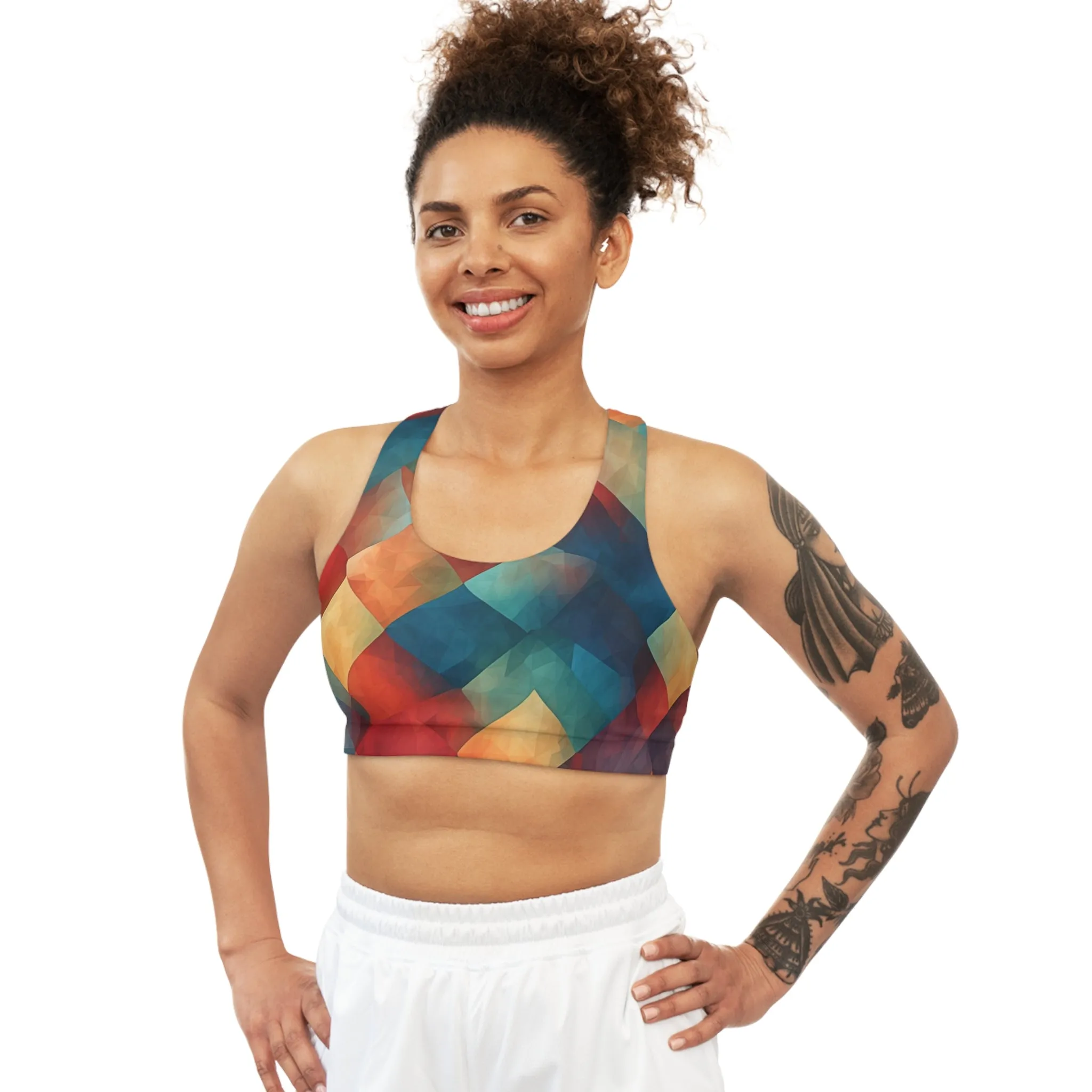 Sports Bra - Tove Manchester Harlequin