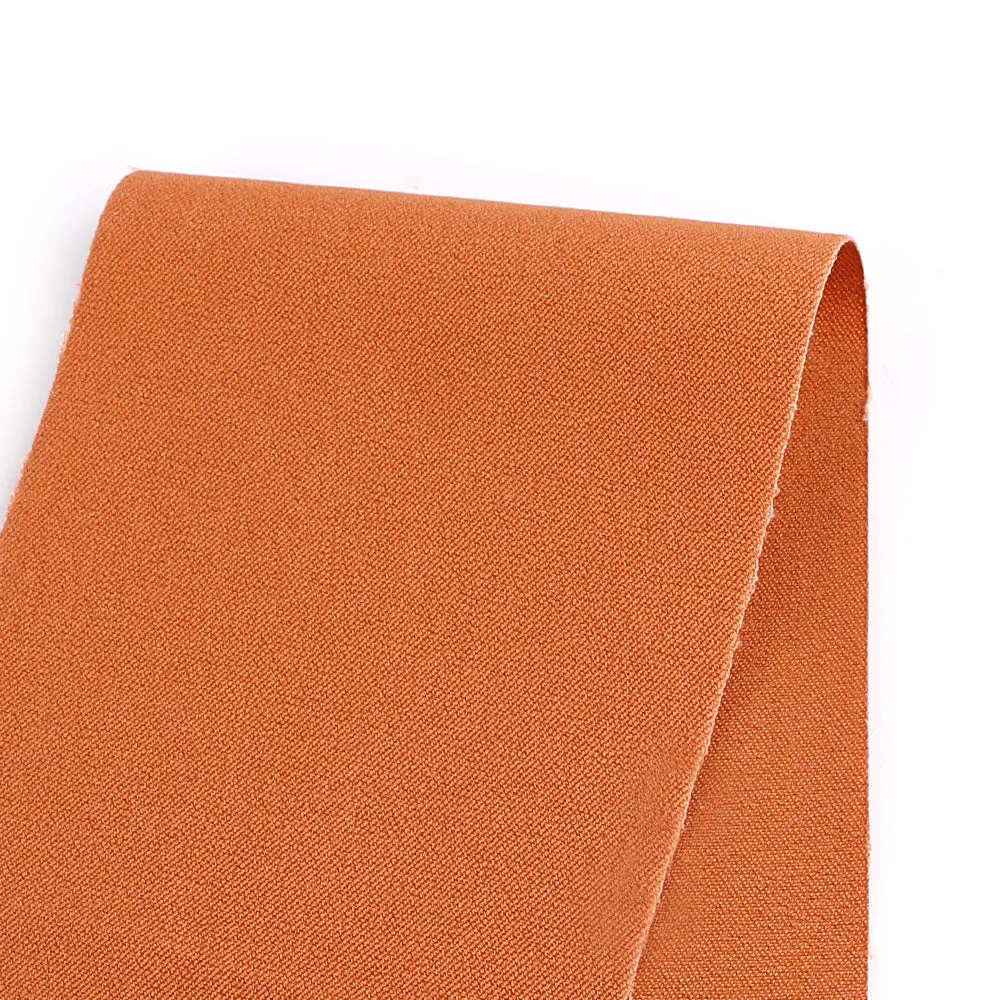 Stretch Cotton Twill Suiting - Pumpkin
