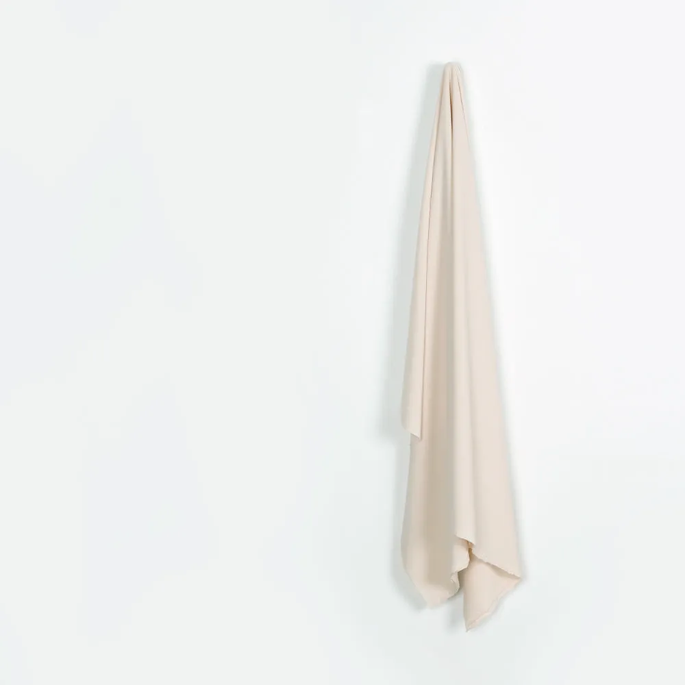 Stretch Poly Crepe Jersey - Soy