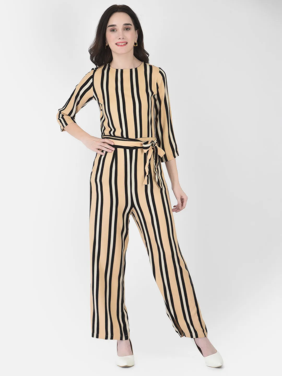 Striped Jumpsuit