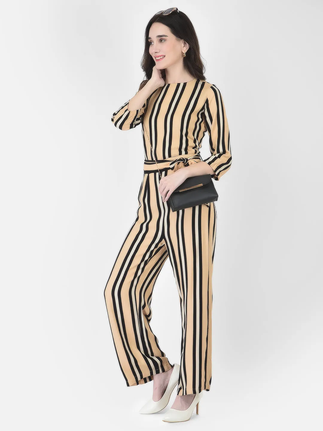 Striped Jumpsuit