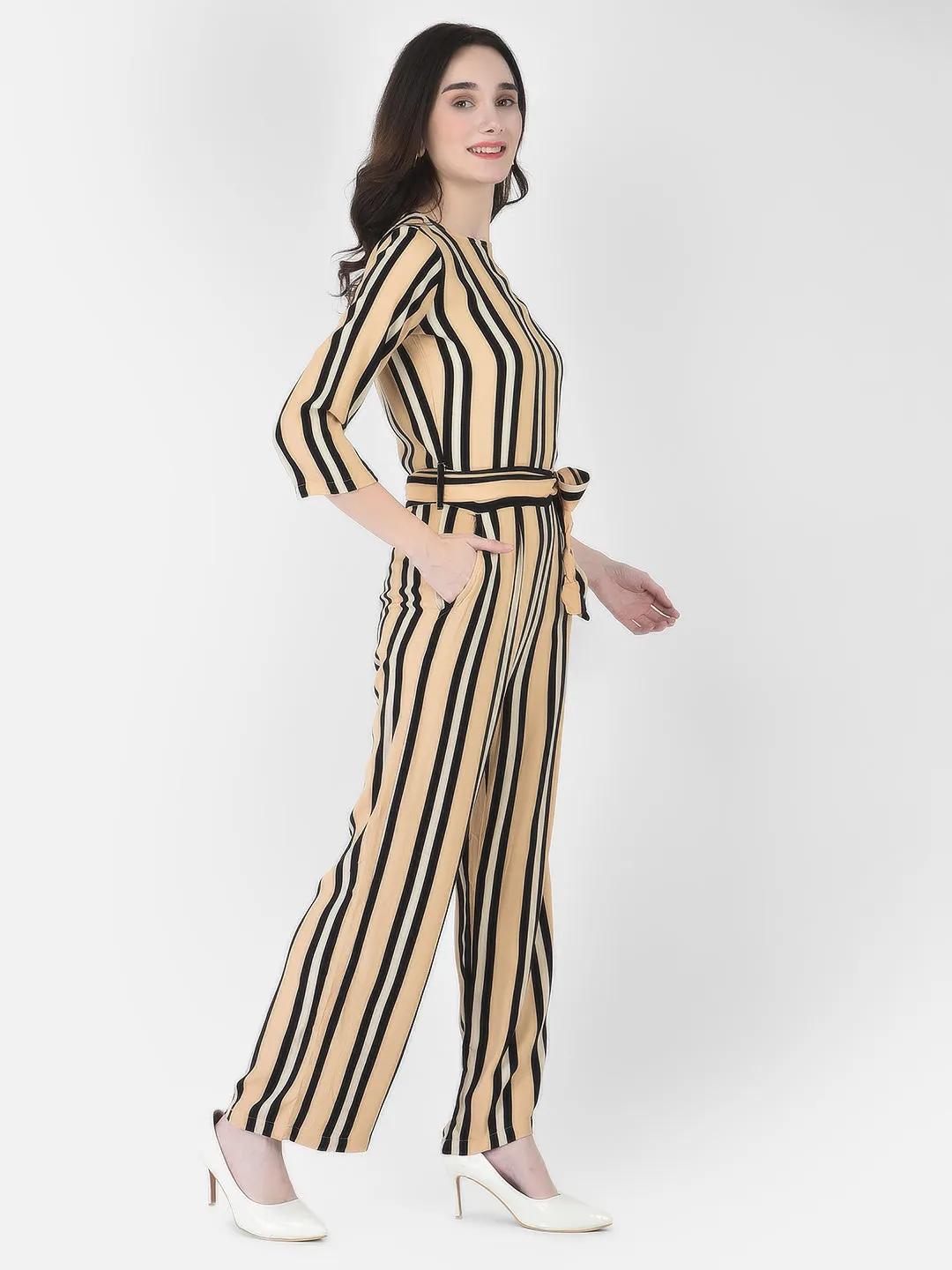 Striped Jumpsuit