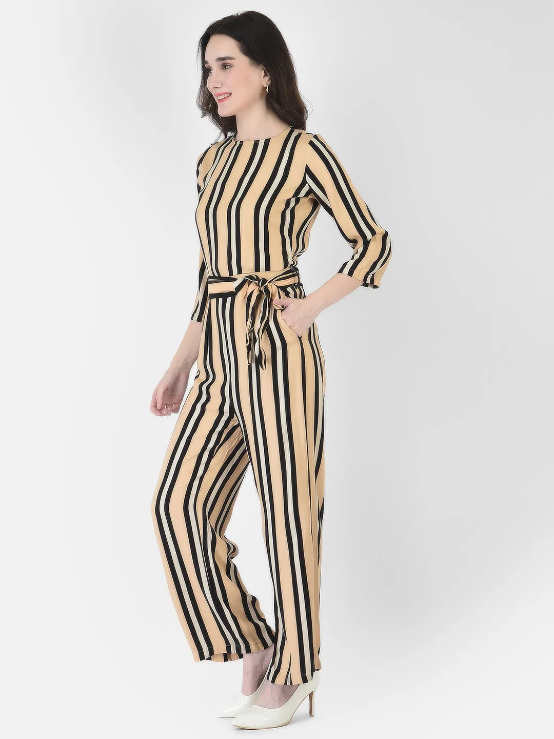 Striped Jumpsuit