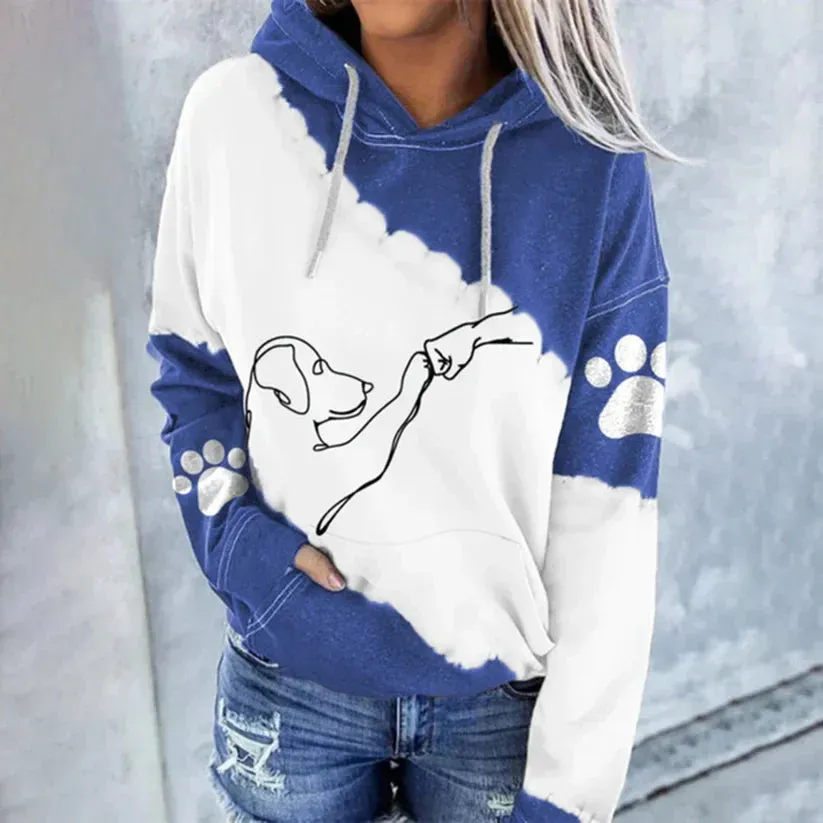 Stylish Rosamund Hoodie Featuring a Dog Design