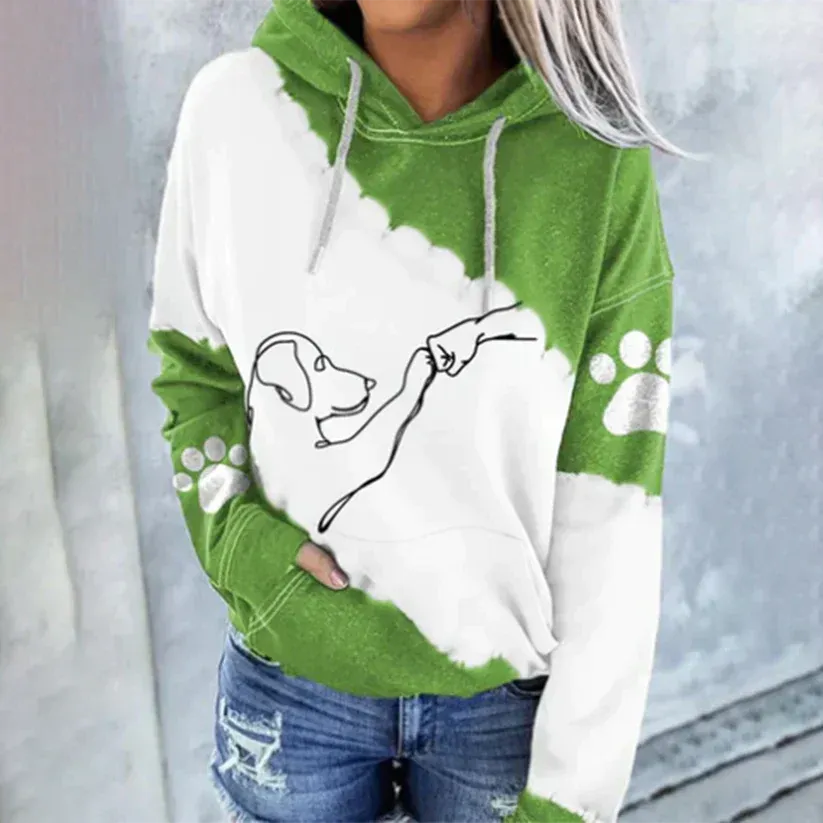 Stylish Rosamund Hoodie Featuring a Dog Design