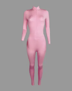 Talk To Me Nice Jumpsuit - Pink
