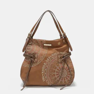 TasselGlam™ Braided Rhinestone Hobo – Nicole Lee USA Embroidered Luxe Bag