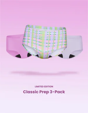 Teen Light Leakproof No-Show Boyshort 3-Pack