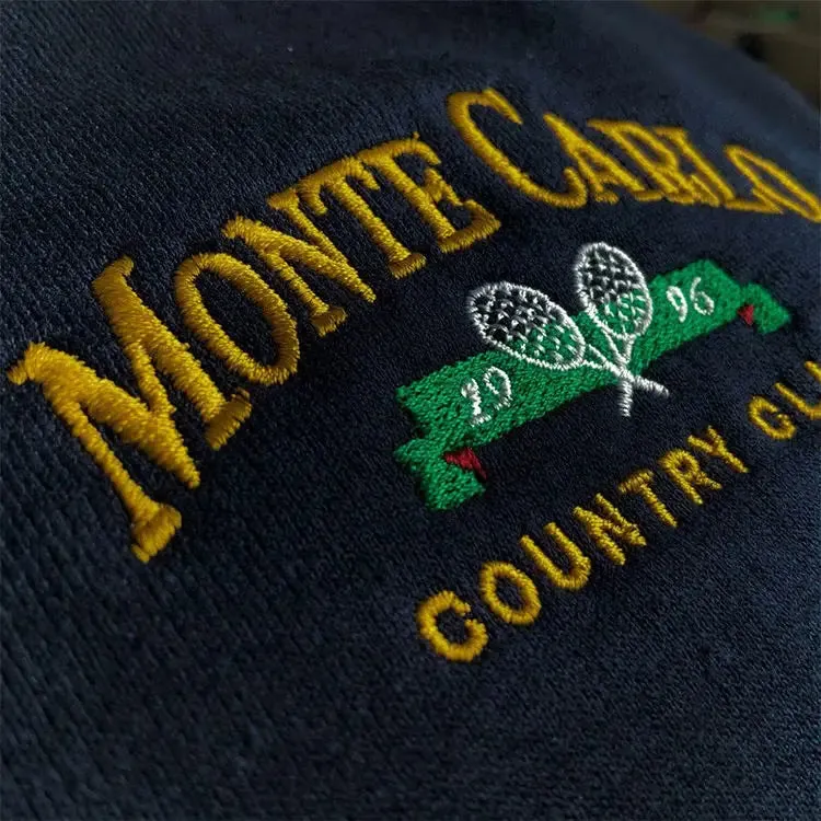Tennis Embroidery Vintage Sweatshirt with Y2K Aesthetic