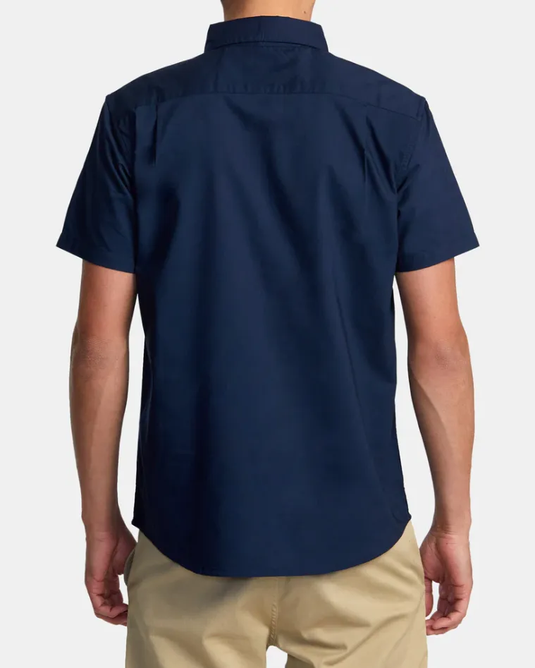 THAT'LL DO STRETCH SHORT SLEEVE SHIRT - NAVY MARINE