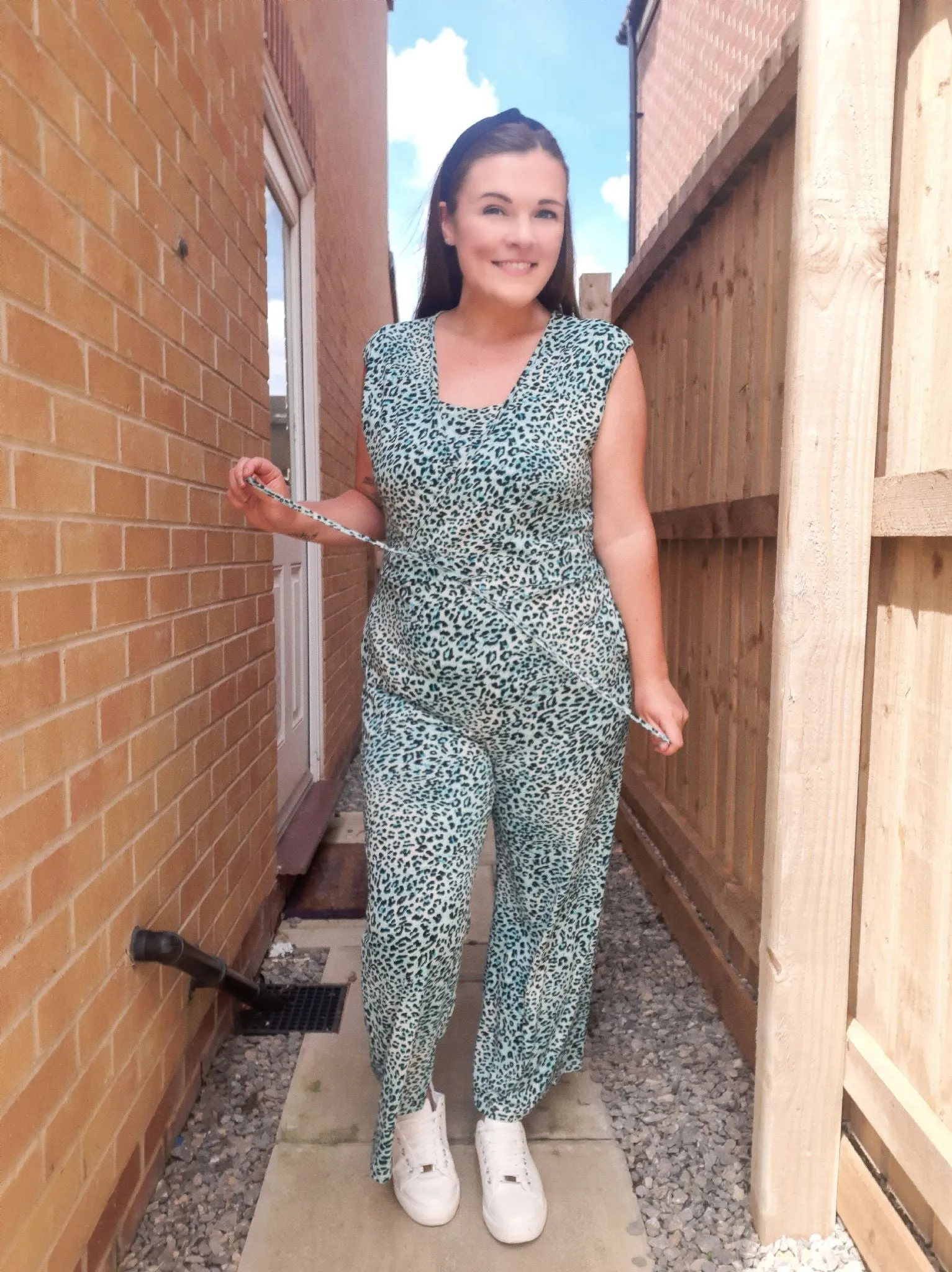 The Breastfeeding Jumpsuit - Lexi Blue