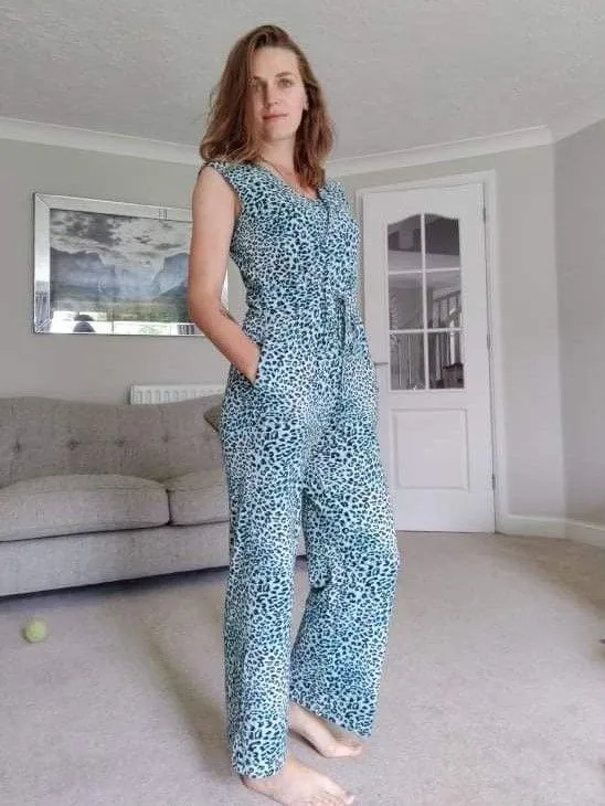 The Breastfeeding Jumpsuit - Lexi Blue