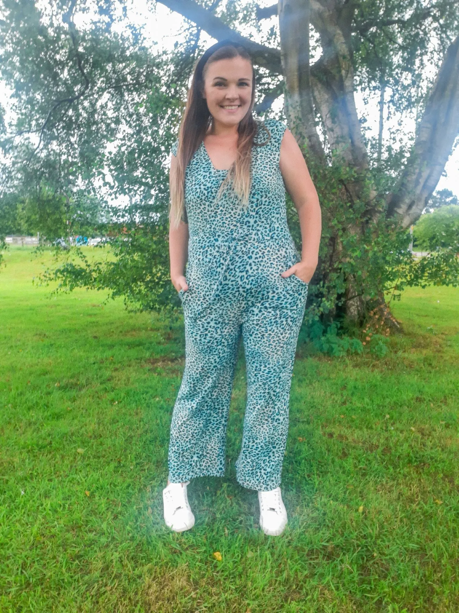 The Breastfeeding Jumpsuit - Lexi Blue