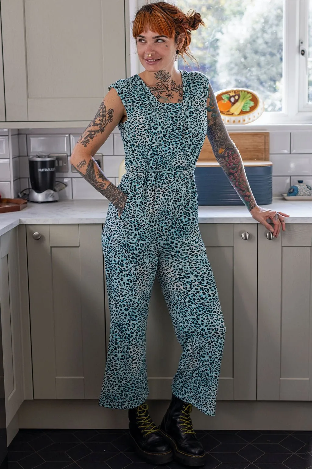 The Breastfeeding Jumpsuit - Lexi Blue