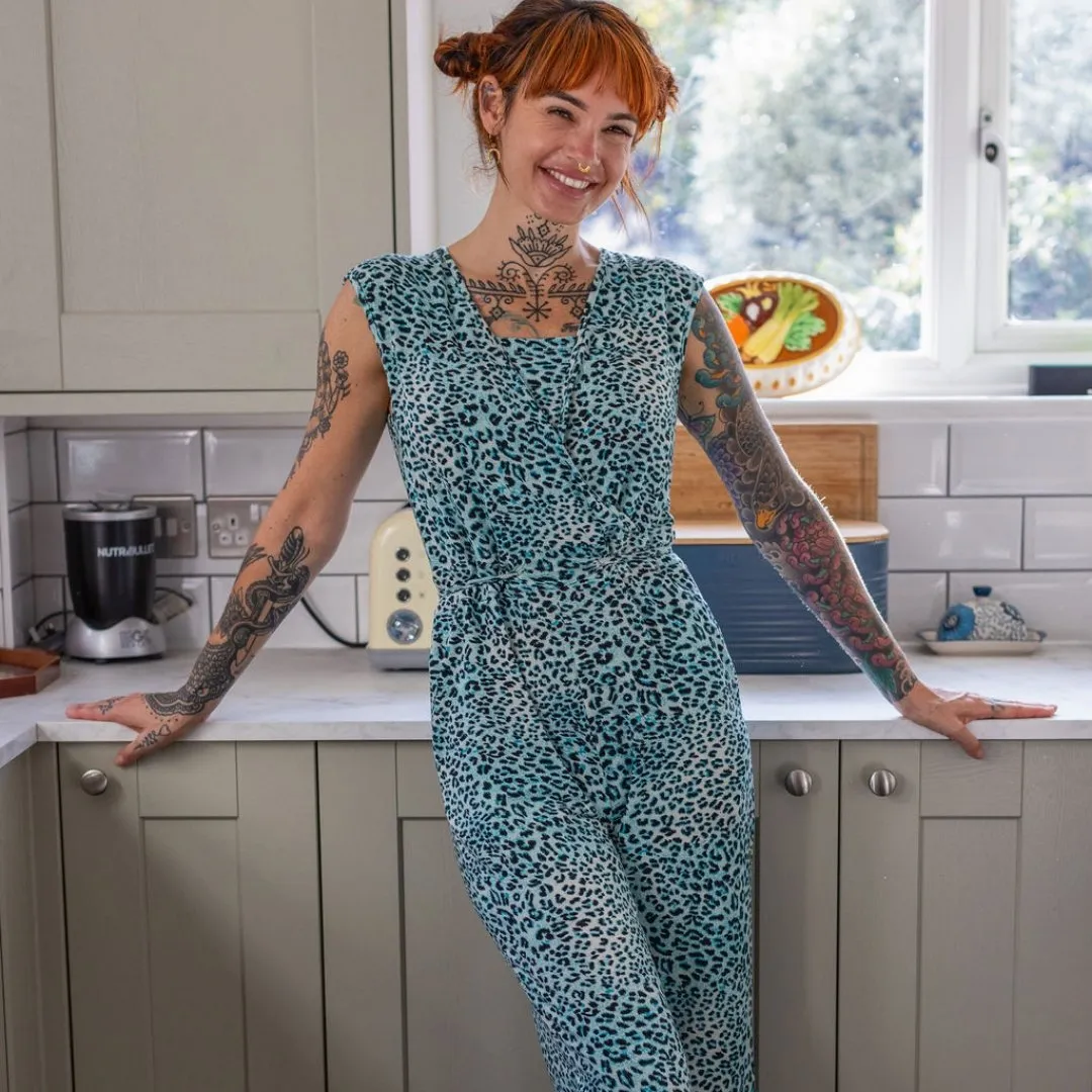 The Breastfeeding Jumpsuit - Lexi Blue