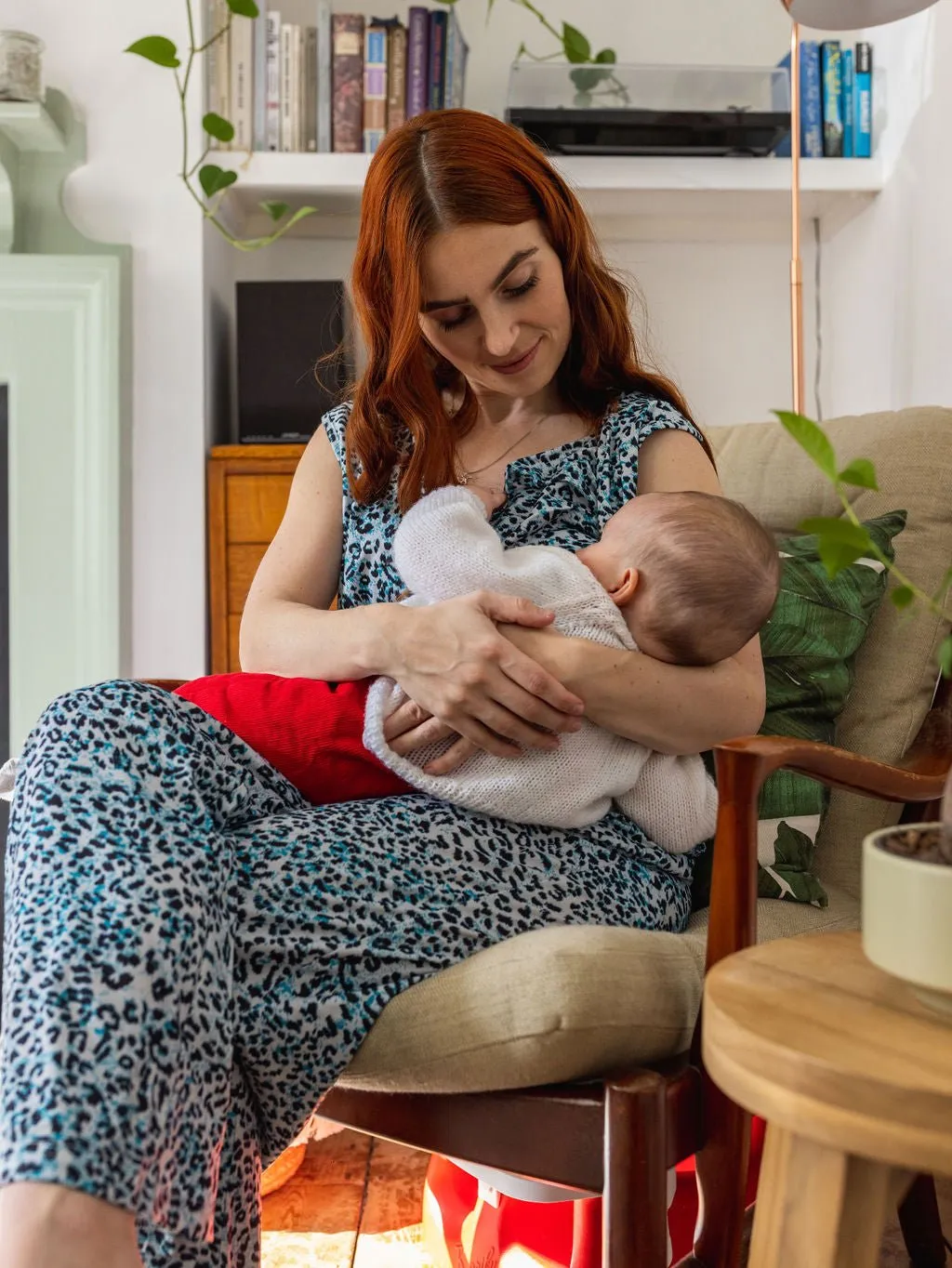 The Breastfeeding Jumpsuit - Lexi Blue