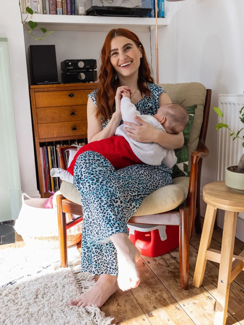 The Breastfeeding Jumpsuit - Lexi Blue