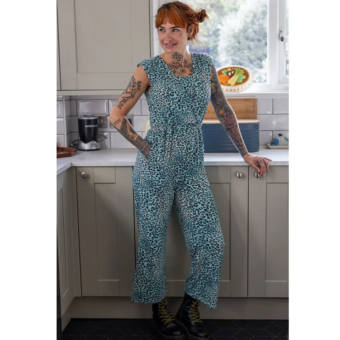 The Breastfeeding Jumpsuit - Lexi Blue