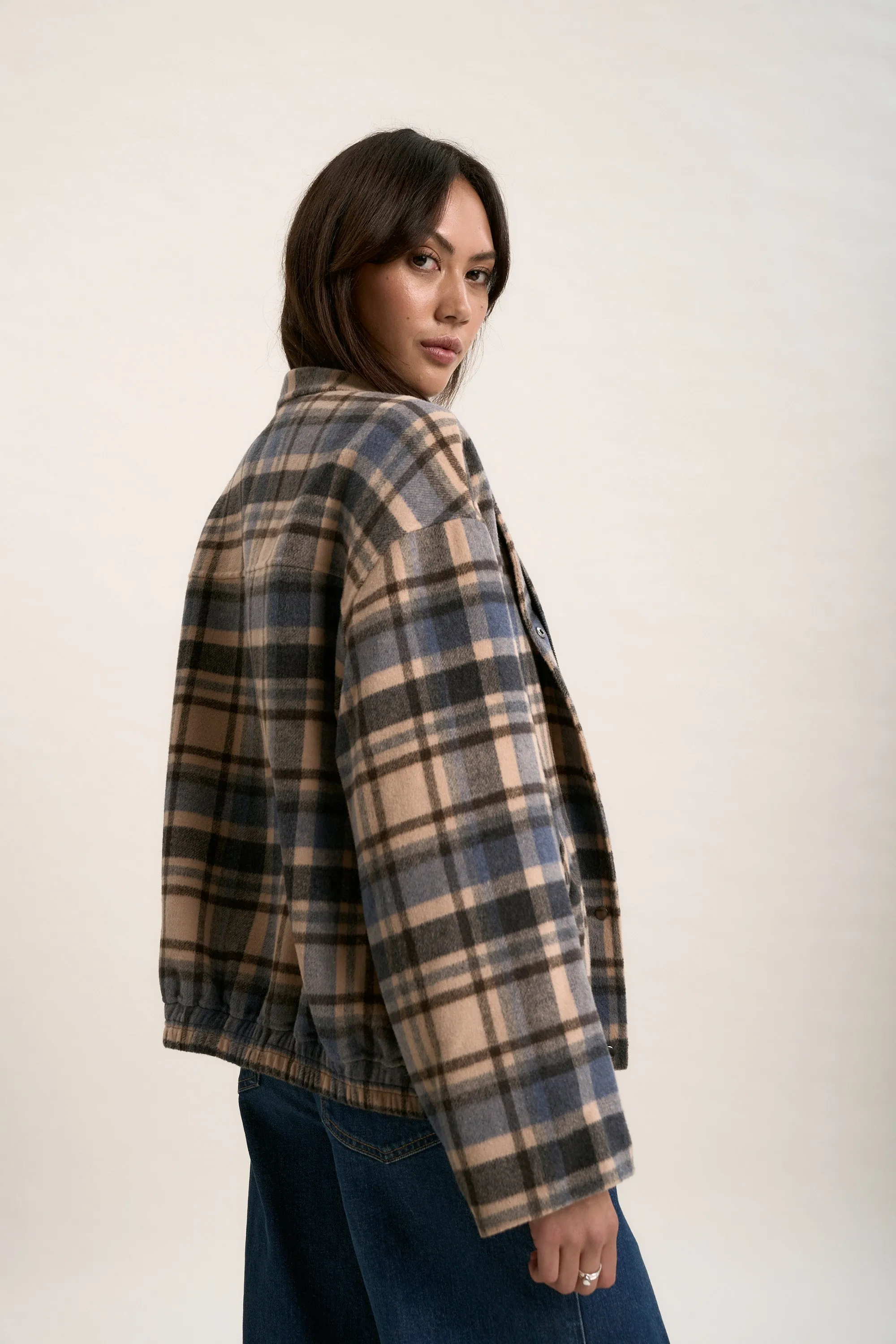 The Wool Blend Bomber Coat